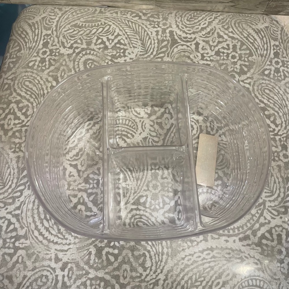 Longaberger Protector CC Harmony #2 Basket Clear Plastic Divided Insert #43541